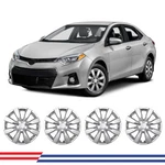 4X 16" Wheel Covers Hub Caps Chrome For 2009-2024 Toyota Corolla R16 Steel. Fixed Price $49.99.