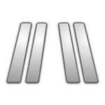 4PC Chrome Pillar Post Covers For 03-08 Infiniti FX35 P3704. Fixed Price $71.95.
