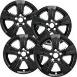 Set Of 4 Gloss Black 17" Impostor Wheel Skins For 07-12 Dodge Caliber Rim Covers. Fixed Price $88.95.