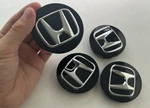 Set Of 4PCS Honda Wheel Center Black Chrome Rim Logo Hubcaps 69MM/2.75". Fixed Price $19.83.