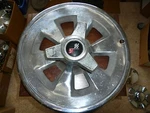 1966 Corvette Full Wheelcover Hub Cap (WC-23) # Hollander 3973 Pitting On Center. Fixed Price $75.99.