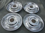 1954 -1955 Cadillac Hubcaps & Centers Used Orig Wheelcover Set Custom (4). Fixed Price $185.00.