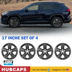 Black Matte 17" Wheel Skins Hub Caps Covers For Toyota RAV4 Xle 2019-2026. Fixed Price $92.99.