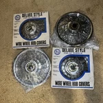 Cal Custom Nos Steel Wire Wheel Covers 14" Universal Fit Brand New - Set Of (4). Fixed Price $150.00.