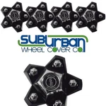 1980-1988 Chevrolet Camino Malibu Gmc Caballero Wheel Black Center Caps SET/4. Fixed Price $69.98.