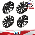 Set Of 4 For All Makes Models 17 Inch Trim Black Pp Hub Caps Wheel Covers Kit. Fixed Price $46.81.