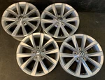 (4) Vw Volkswagen Golf Beetle Eos Jetta Passat Rabbit Wheels Rims + Caps 17". Fixed Price $895.00.
