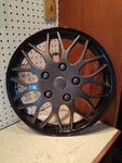 *USED*(1) KT-970 Generic 16" Inch Wheel Cover Gray Black Hubcap #1. Fixed Price $24.99.