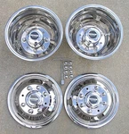Ford F350 17" 2005 - 2026 Pacific Dualies Dually Wheel Covers. Fixed Price $309.00.