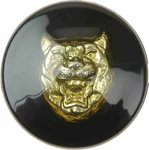 One New Eurospare Wheel Cap Emblem C42191 For Jaguar Vanden Plas XJ6. Fixed Price $31.36.