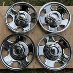 Imposter IMP/81X 18 Chrome Plastic Wheel Skins Ford F250 Super Duty 05-09 Set. Fixed Price $149.95.