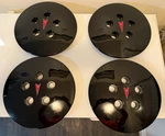 Pontiac 15' Firebird Trans Am Knight Rider Turbocast Bowling Ball Caps Set Of 4. Fixed Price $999.99.