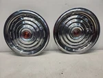 1969-72 Pontiac Grand Prix Wheel Cover 14" Aluminum *pair* Dented. Fixed Price $44.49.
