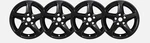 Fits 2016-2018 Chevrolet Malibu IMP-394BLK 16" Gloss Black Wheel Skins SET/4. Fixed Price $55.25.