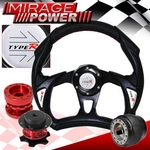 Battle Style Pvc Steering Wheel Red Quick Release Hub Extender For 09-11 Genesis. Fixed Price $72.99.