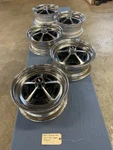 1966-67 Original Gm Oldsmobile (5) 14 X Ssi Rallye Wheels. Fixed Price $875.00.