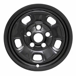 Coast Wheel Cover - 17 Inch 5 Slotted Spoke Gloss Black Set Of 4 Steel. Fixed Price $91.75.