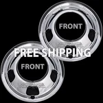 2 Front For Dodge Ram 3500 03-18 Chrome 17" Wheel Simulators Dually Covers. Fixed Price $119.99.