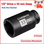 1/2" Drive 33 Mm Deep 6 Pt Impact Socket, Cr-mo, Point Axle Nut. Fixed Price $9.97.