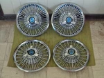 Ford Wire Spoke Spinner 14" Set Wheel Covers 1965 1966. Fixed Price $499.95.