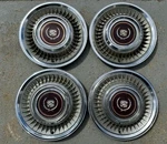 4 80-87 Cadillac Fleetwood Brougham Coupe Deville 15 Hubcaps Wheel Covers. Fixed Price $249.99.