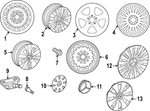 Genuine Mercedes-benz Wheel Cover 447-400-10-00-9705. Fixed Price $92.92.