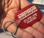 Collectible Vintage Dealer Chrysler Plymouth Dodge Key Fob Ring Amsterdam Ny Red. Fixed Price $21.99.