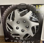 Trophy Wheel Covers 17 Inch 4 Pack Clear Coat Finish. Fixed Price $56.99.