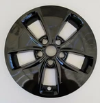 One Wheel Skin Cover Fits 2014-2016 Kia Soul 16" Gloss Black 5 Flared Spoke. Fixed Price $32.00.