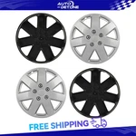 4 Pcs Silver 16" Hub Caps Tire & Rim Wheel Covers Kit Fits All Makes Models. Fixed Price $43.32.