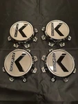 New KG1 Forged Chrome Custrom Wheel Center Caps # CAP0058PS. Fixed Price $159.99.