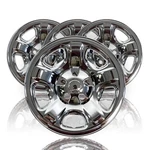 4 Chrome 16" Wheel Skins Hub Cap Covers 5 Lug For 02-07 Jeep Liberty Steel Rim. Fixed Price $76.95.