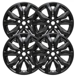 Set Of 4 Gloss Black 18" Impostor Wheel Skins For 16-18 Chevy Impala Rim Covers. Fixed Price $95.95.