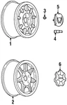 Genuine Gm Center Cap 09592204. Fixed Price $40.61.