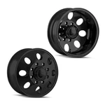 17X6.5 Ion 167 Black Gm/dodge/ford Dually Wheels 8X6.5 Set Of 4. Fixed Price $948.60.
