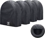 Syeral Tire Covers Set Of 4,UPGRADED M(27"-29"), Black Free Shipping. Fixed Price $44.83.