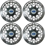 Ford Crown Victoria Style 150-16CN + Logo 16" Chrome Hubcaps Wheel Covers Set. Fixed Price $119.99.