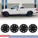 4 Black 2010-2025 For F150 Xl 17" Wheel Skins Hub Caps 8 Slot Steel Rim Covers. Fixed Price $76.99.