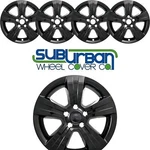 2011-2017 Jeep Compass Patriot 17" 5 Spoke Black Wheel Skins IMP-373BLK SET/4. Fixed Price $84.99.