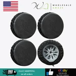 Tire Covers, Tough Wheel Protector For Truck, Suv, Trailer, Camper, Black. Fixed Price $17.99.