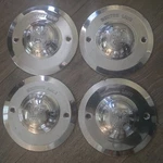 Centerline Wheel Caps Billet Used Polished Aluminum Big 1/4" CS123 1188. Fixed Price $400.00.