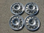 Factory Original 1967 Chevy Bel Air Impala 14 Inch Hubcaps Wheel Covers. Fixed Price $51.00.