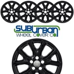 2014-2018 Jeep Cherokee Latitude # 7913-GB 17" 5 Y Spoke Black Wheel Skins SET/4. Fixed Price $115.99.