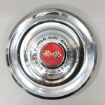 Reproduction Chevy Ralley Rally Wheel Cap With Red Emblem QUANTITY=1. Fixed Price $24.95.