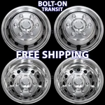 2015-25 Ford Transit 350 Van Bolt On 16" Wheel Simulators Dually Rim Covers. Fixed Price $259.99.