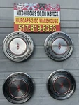 1969 Oldsmobile F85 Dynamic 88 14 Set Of Used Hubcaps Beautiful Red Accents. Fixed Price $135.00.