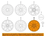 Kia Oem 14-16 KOUP,FORTE5 Wheels Covers Trim-wheel 52960A7100. Fixed Price $60.36.