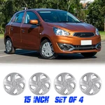 15" Hubcaps Universal Wheel Covers - Set Of 4 Snap On With Rings For Steel. Fixed Price $44.99.