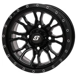 Sedona Fusion 12X7 Atv/utv Wheel Gloss Black (4/110) +10MM 570-9125. Fixed Price $150.66.