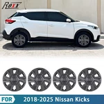 For 2018-2025 Nissan Kicks 16 Inch Black Hubcaps Wheel Rims Cover Snap On 4PCS. Fixed Price $60.99.